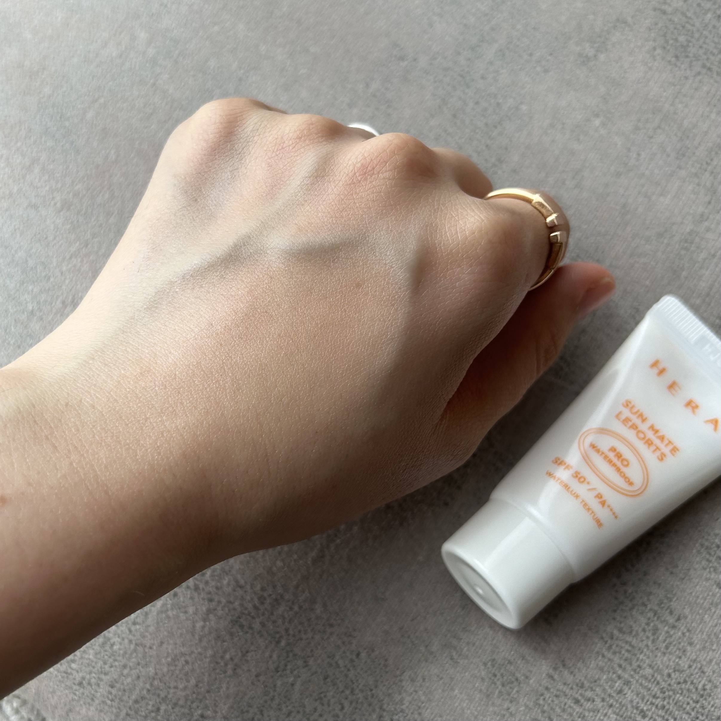 サンメイトエアリーサンミルク/HERA/日焼け止め・UVケアを使ったクチコミ（3枚目）