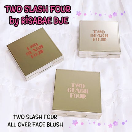 オールオーバーフェイスブラッシュ/TWO SLASH FOUR/パウダーチークを使ったクチコミ(1枚目)