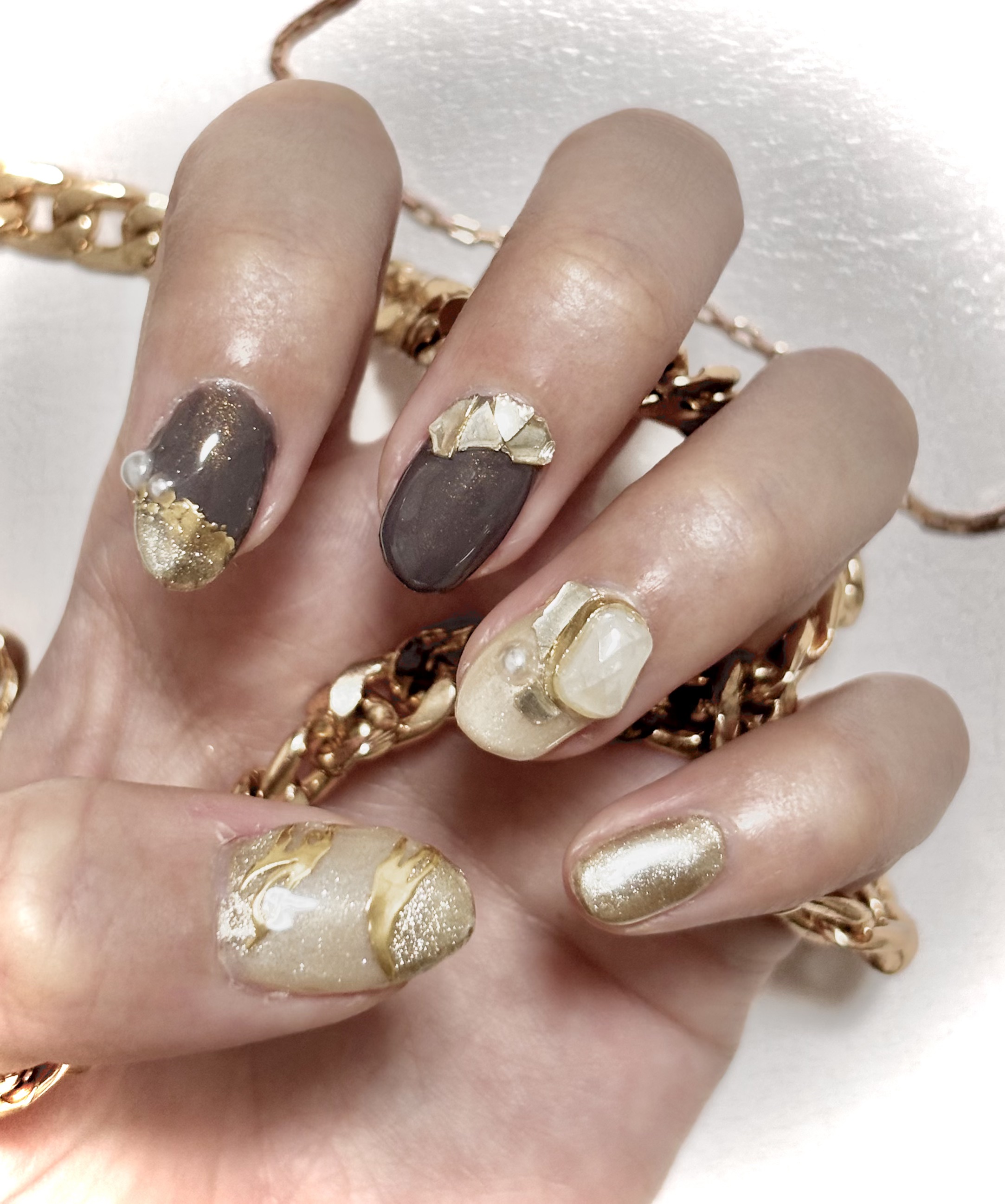 ジェルネイル（ライト対応）/セリア/ジェルネイルを使ったクチコミ（3枚目）