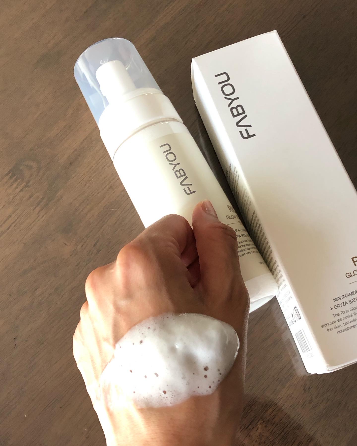 ライス グロウ フォームトナー/FABYOU/化粧水を使ったクチコミ（2枚目）