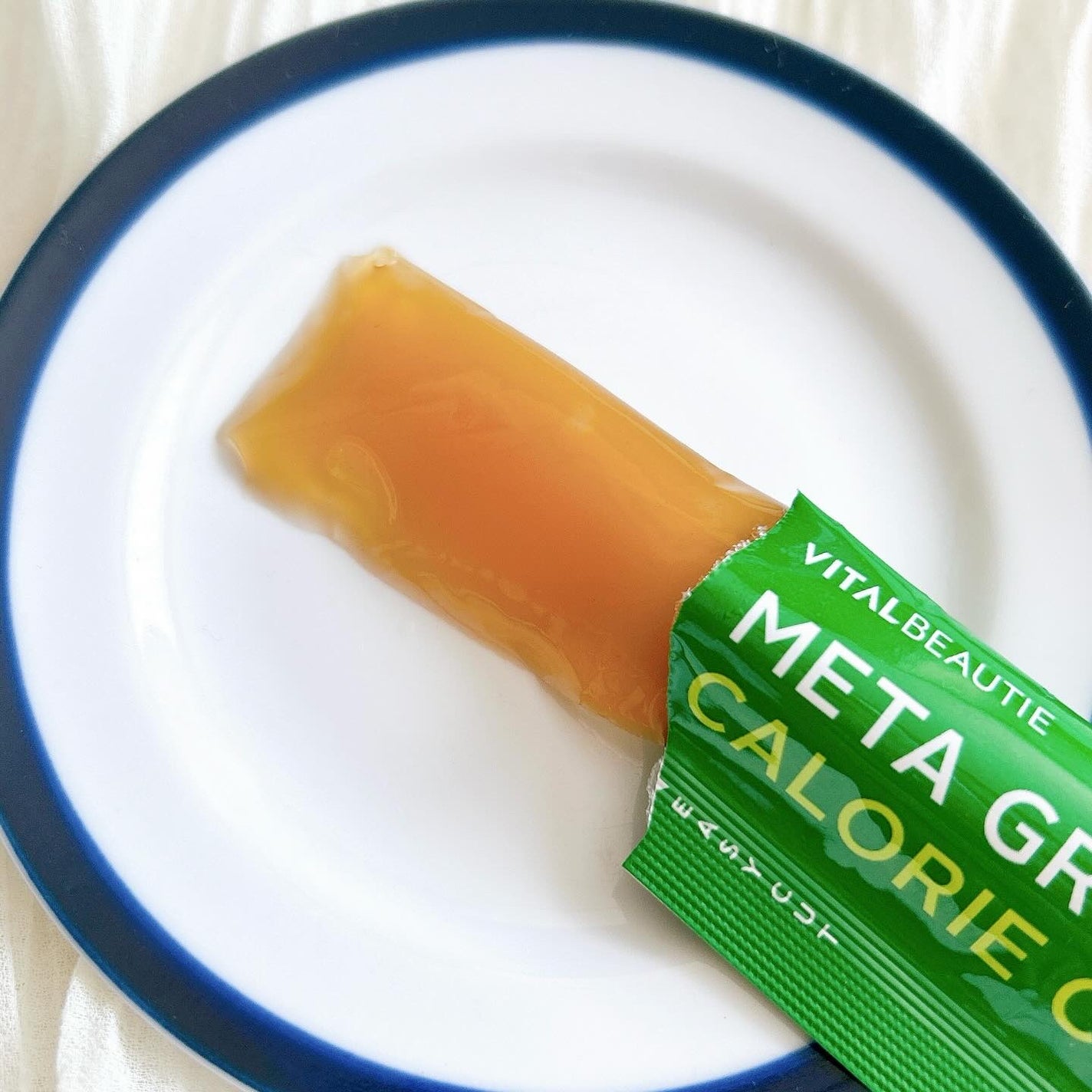 メタグリーン カロリーカットゼリー/VITALBEAUTIE/ボディサプリメントを使ったクチコミ(3枚目)