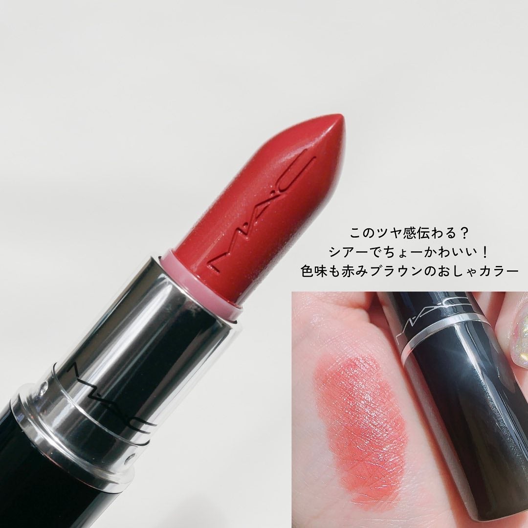 ラスターガラス リップスティック/M・A・C/口紅を使ったクチコミ(2枚目)