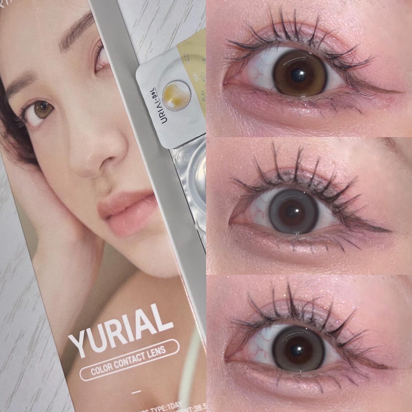 YURIAL 1DAY/URIA i-DOL/ワンデー(1DAY)カラコンを使ったクチコミ(5枚目)