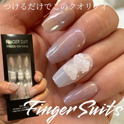 ネイルチップ(シールタイプ)/FINGER SUIT/ネイルチップ・パーツを使ったクチコミ(1枚目)