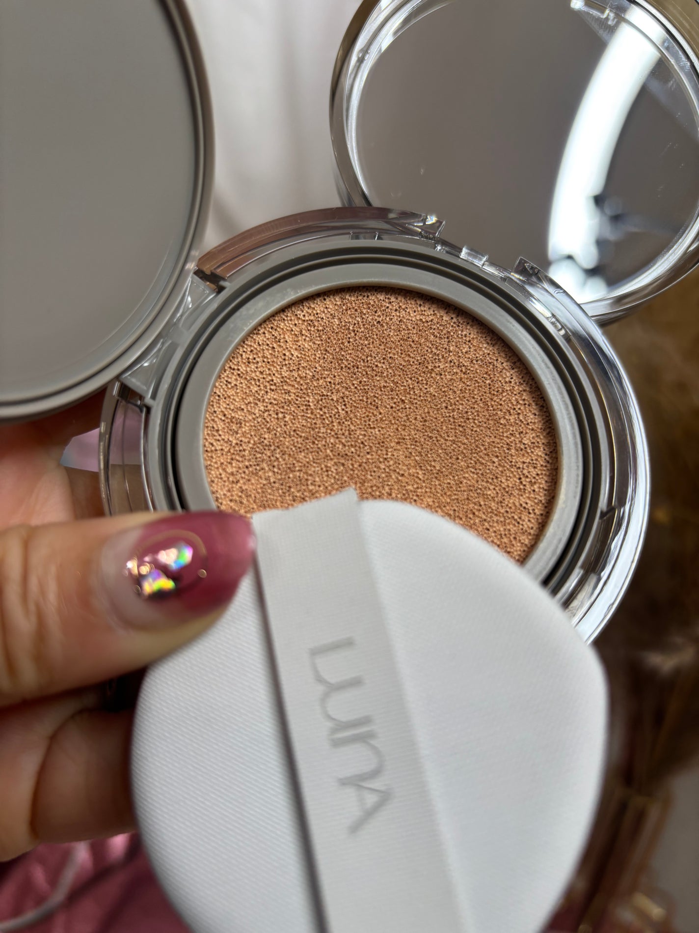 ブラーカバークッション/LUNA/クッションファンデーションを使ったクチコミ(4枚目)