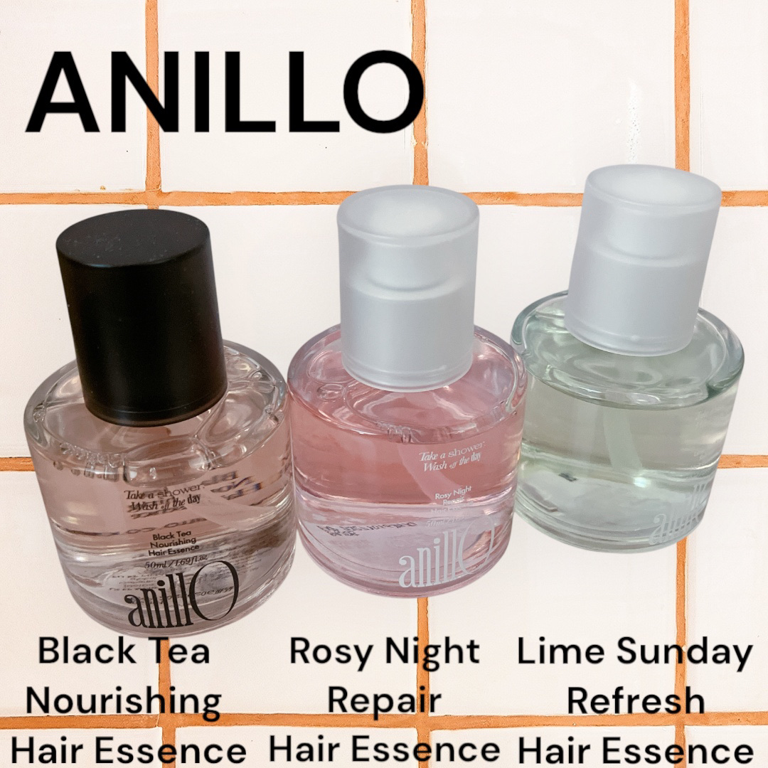 ANILLO ライムサンデーリフレッシュヘアコンディショナーのクチコミ「#PR 
#ANILLO のヘアエッセンスは
馴染みが良いのが特徴で、３つともベタつきにくいと.....」（1枚目）