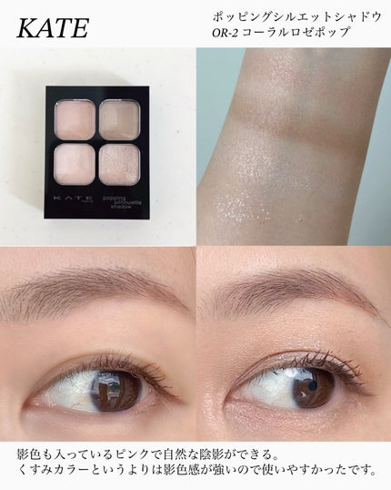 ケイト ポッピングシルエットシャドウ/KATE/アイシャドウパレットを使ったクチコミ(5枚目)