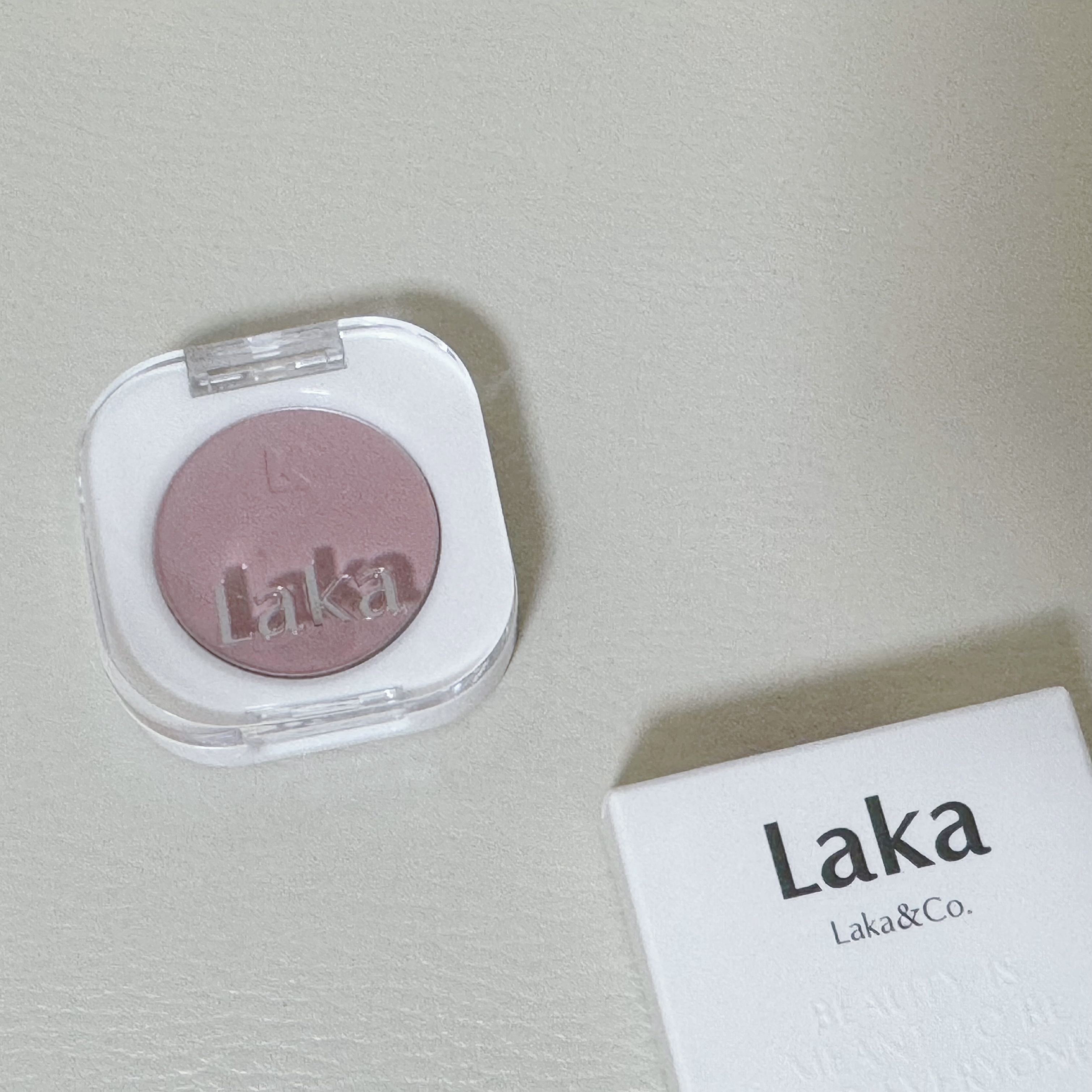 モノアイシャドウ 904 ピオニー/Laka/単色アイシャドウを使ったクチコミ（1枚目）