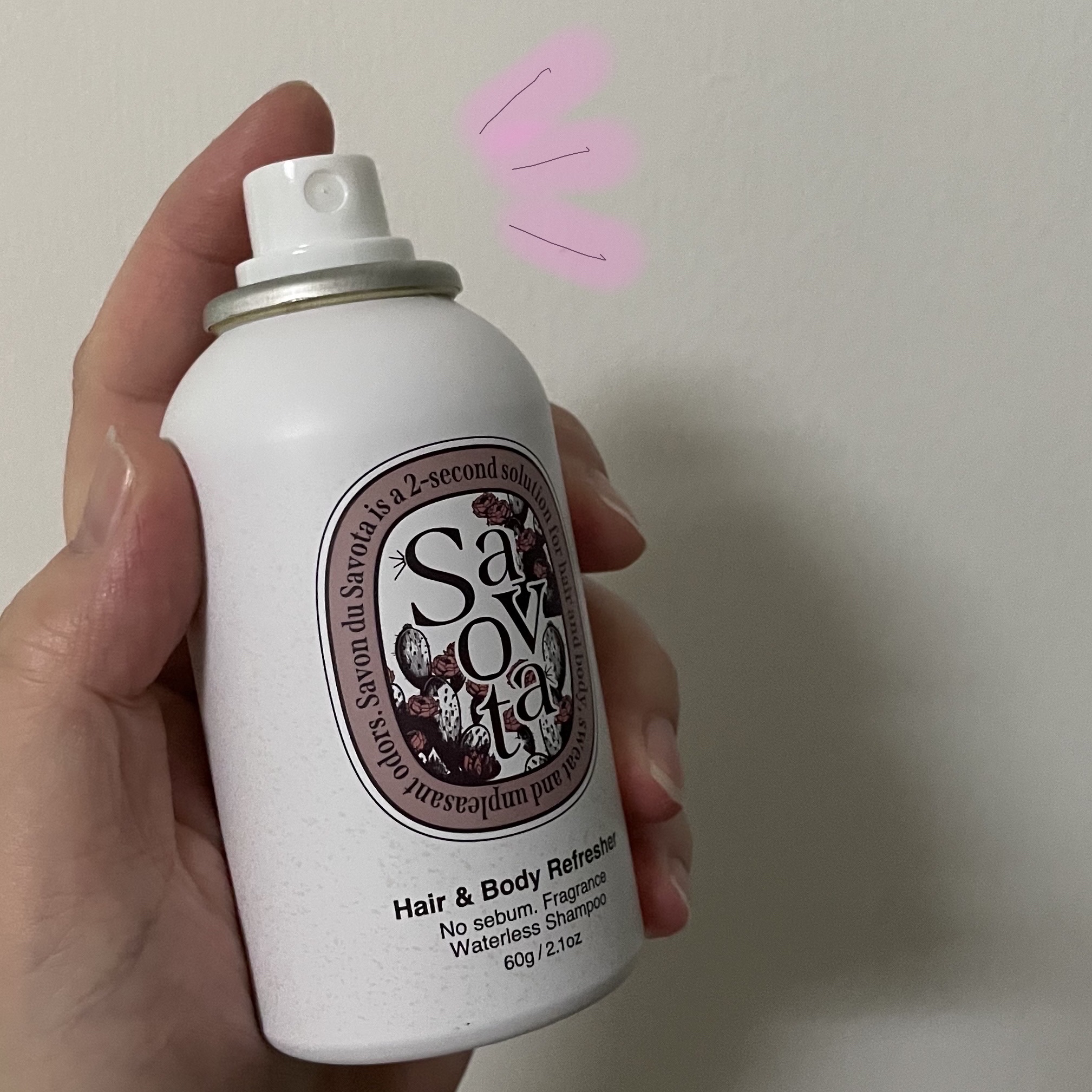 Hair &Body リフレッシャー ブルーミング/Savon du Savota/ドライシャンプーを使ったクチコミ（2枚目）