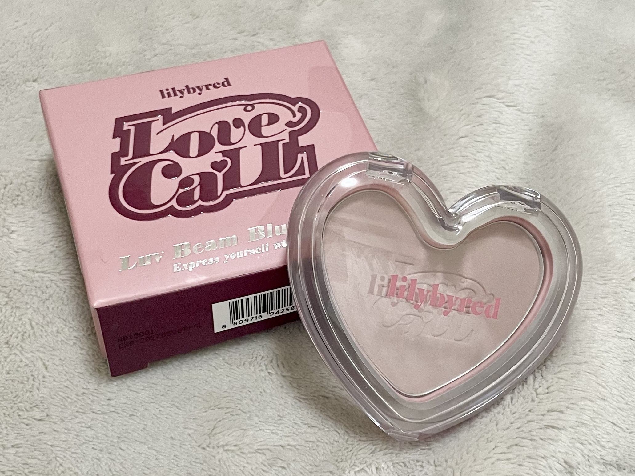 Luv Beam Blur Cheek/lilybyred/パウダーチークを使ったクチコミ（1枚目）