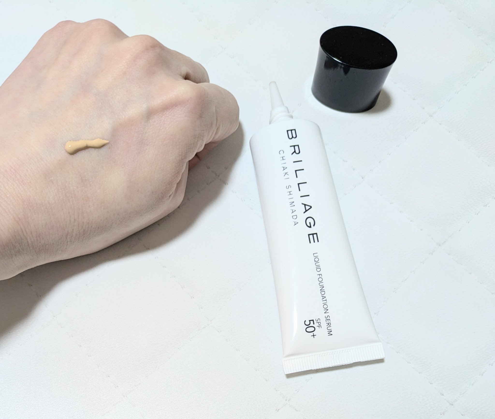 セッティング　リキッドファンデーション　セラム/ブリリアージュ/リキッドファンデーションを使ったクチコミ（3枚目）