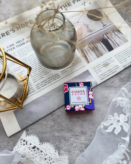 arisya08 on LIPS 「chayacosmeの金箔入りアイシャドウがオシャレすぎる✨️..」(4枚目)
