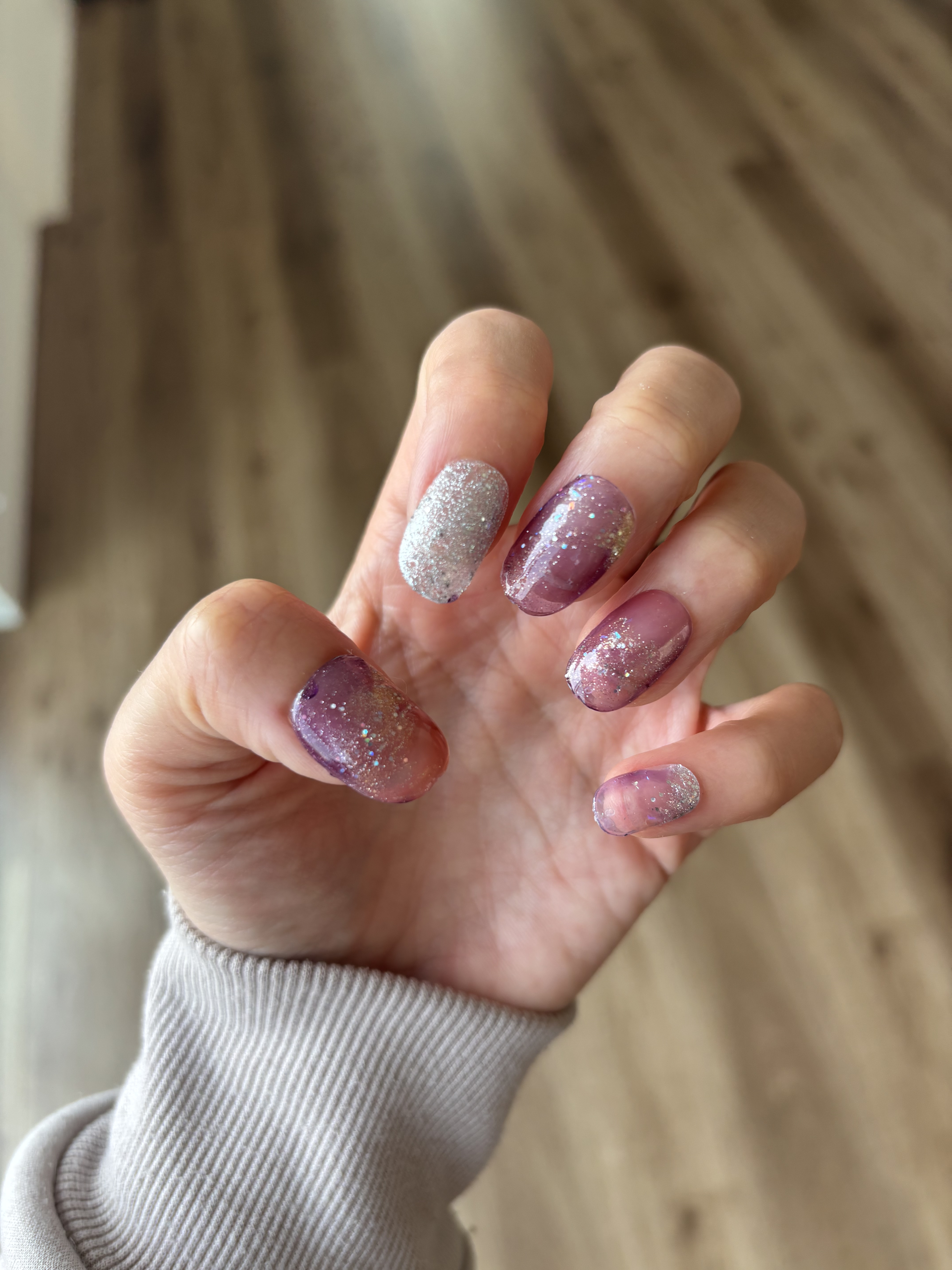 ムードペブルネイル/rom&nd/マニキュアを使ったクチコミ（2枚目）