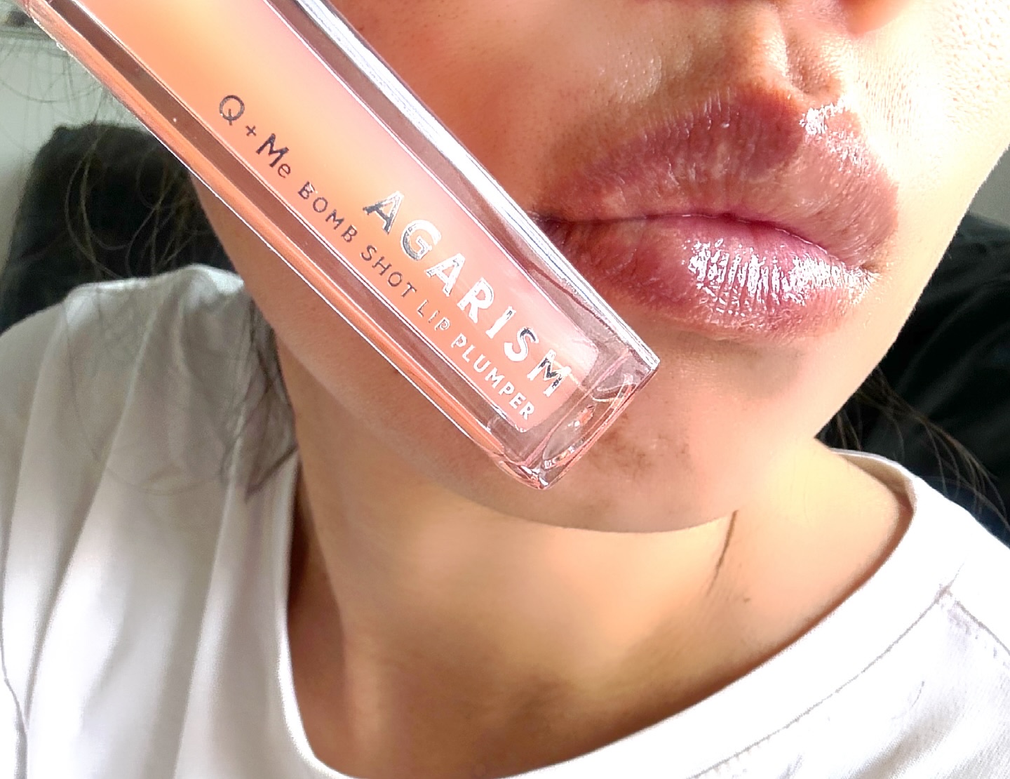 キューミ―ボムショットリッププランパー/AGARISM/リッププランパーを使ったクチコミ（1枚目）
