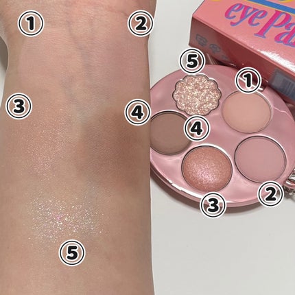 フィー ポケットアイパレット/fwee/アイシャドウパレットを使ったクチコミ(2枚目)