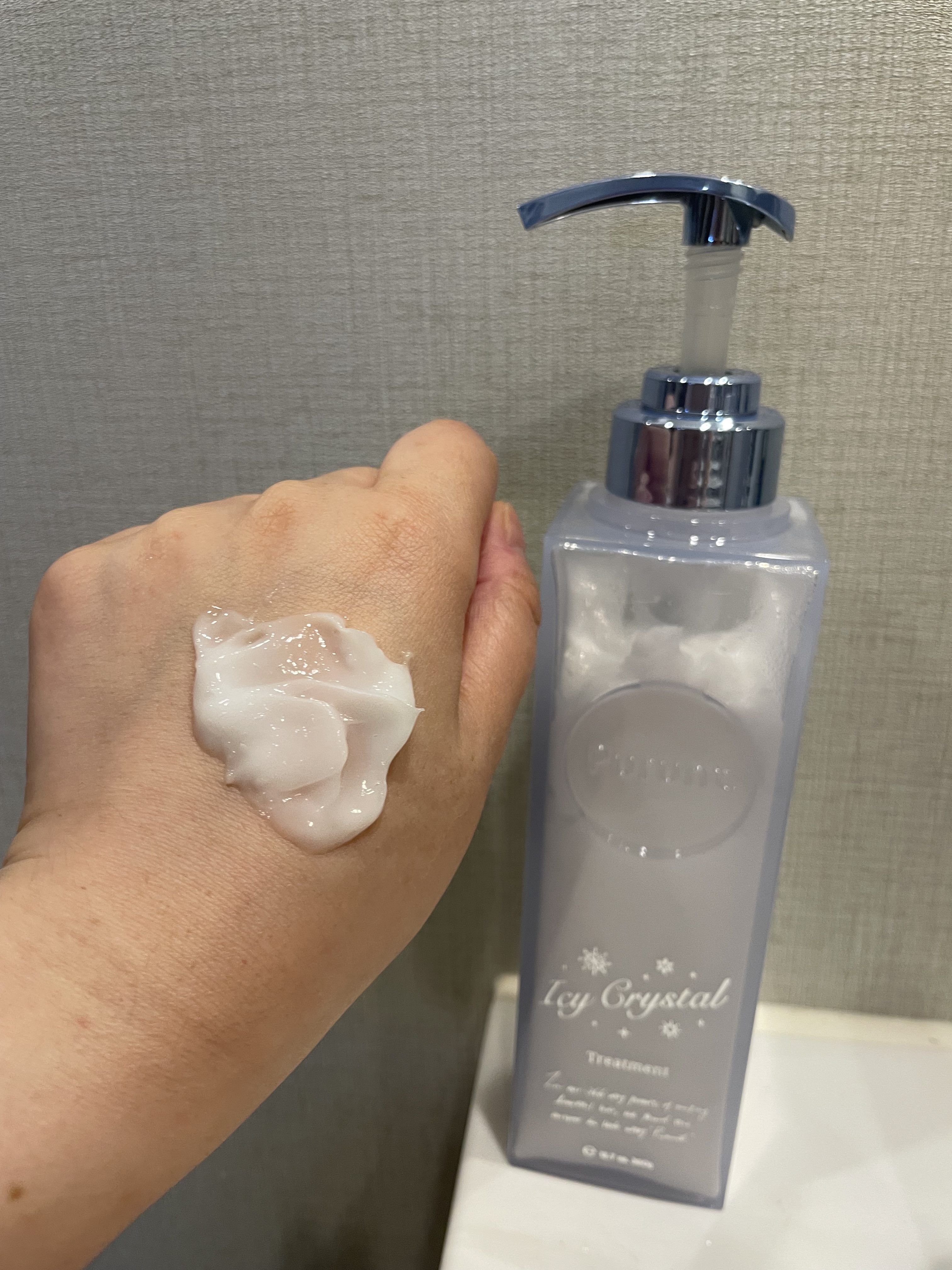 プルント　ディープリペア　ペアセット　アイシークリスタル/Purunt./シャンプー・コンディショナーを使ったクチコミ（3枚目）