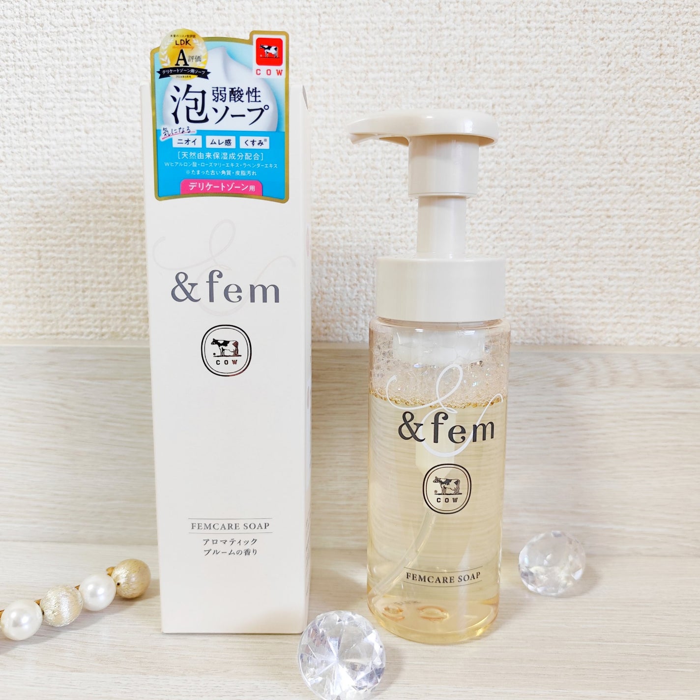 アンドフェム フェムケア泡ソープ/&fem/デリケートゾーンケアを使ったクチコミ(1枚目)