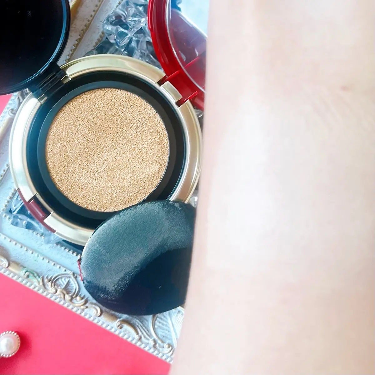 インテグレート プロフィニッシュクッション/インテグレート/クッションファンデーションを使ったクチコミ(3枚目)