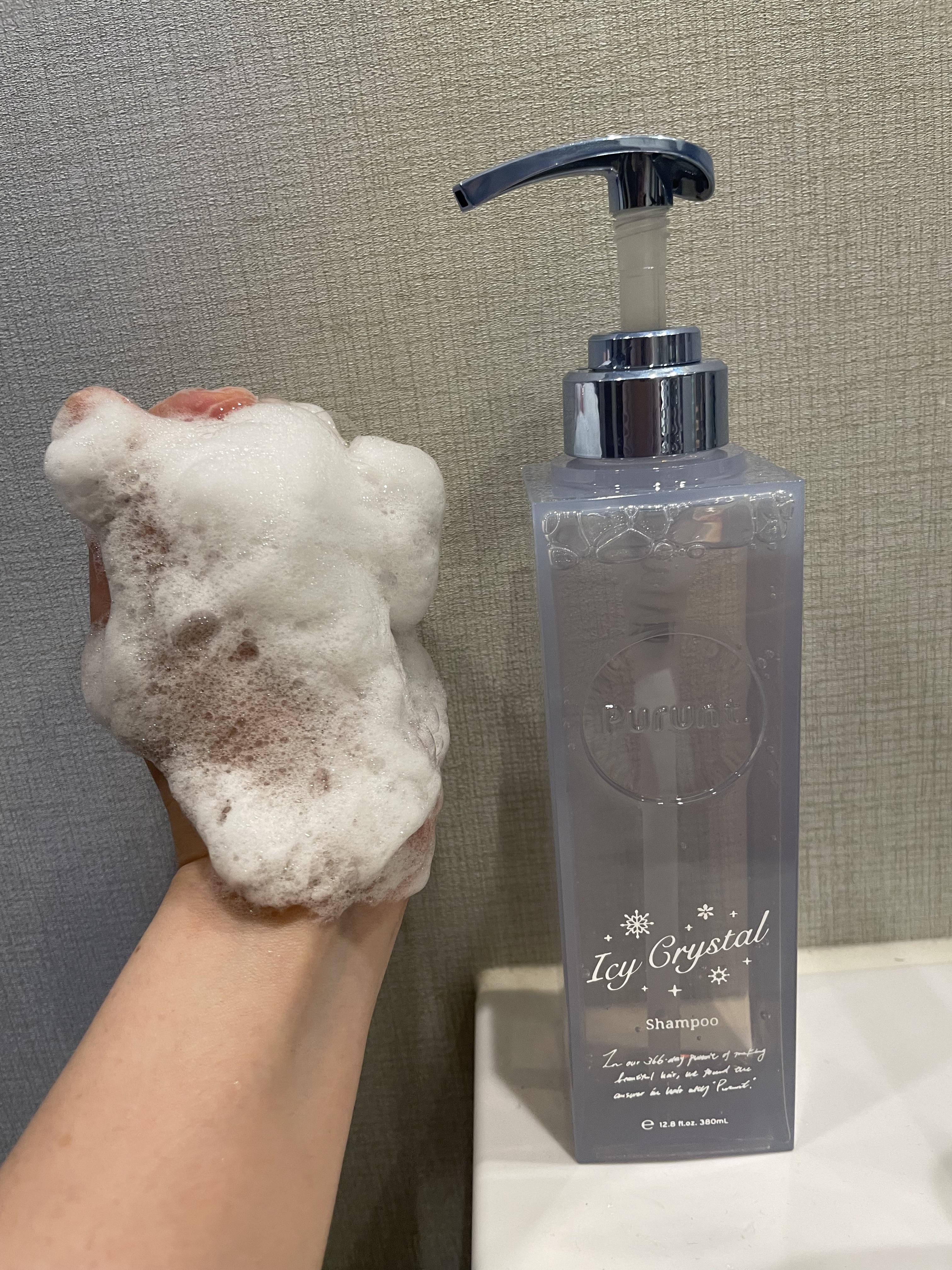 プルント　ディープリペア　ペアセット　アイシークリスタル/Purunt./シャンプー・コンディショナーを使ったクチコミ（2枚目）