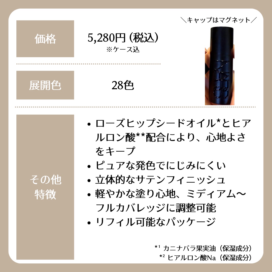 エクスプリシット リップスティック/NARS/口紅を使ったクチコミ（2枚目）