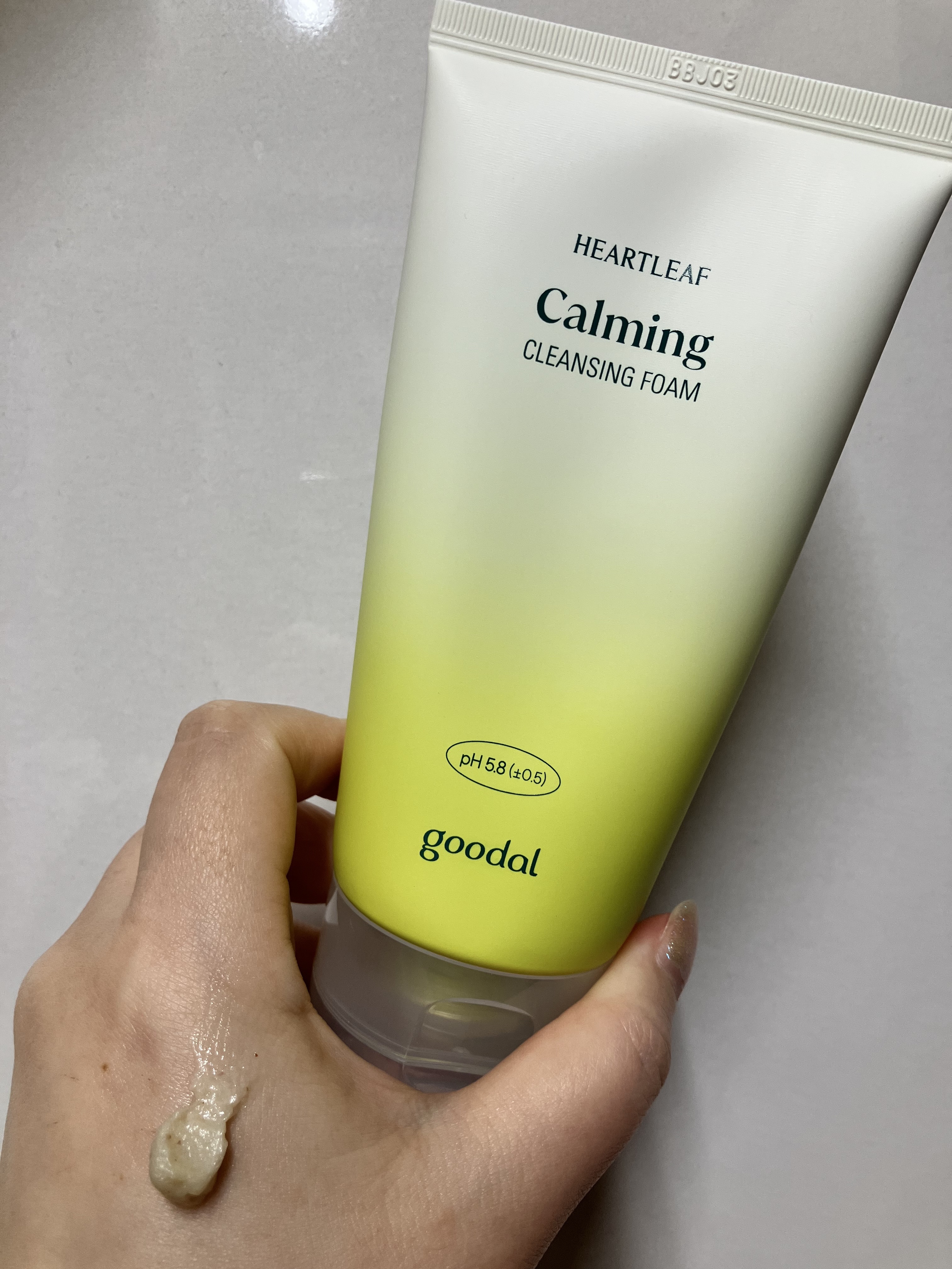 カーミングクレンジングフォーム/goodal/洗顔フォームを使ったクチコミ（1枚目）
