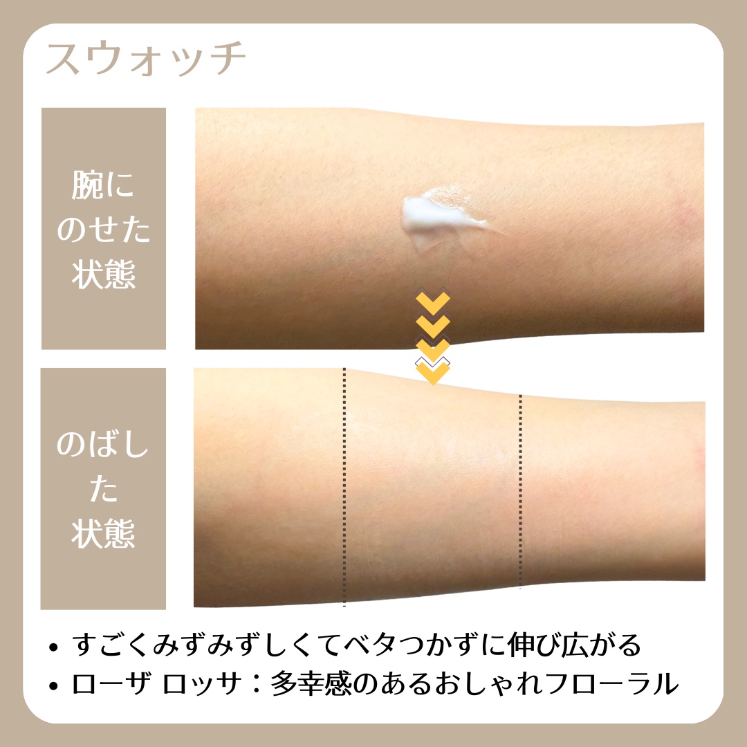 アクア アレゴリア ハンドクリーム ローザ ロッサ/GUERLAIN/ハンドクリームを使ったクチコミ（3枚目）