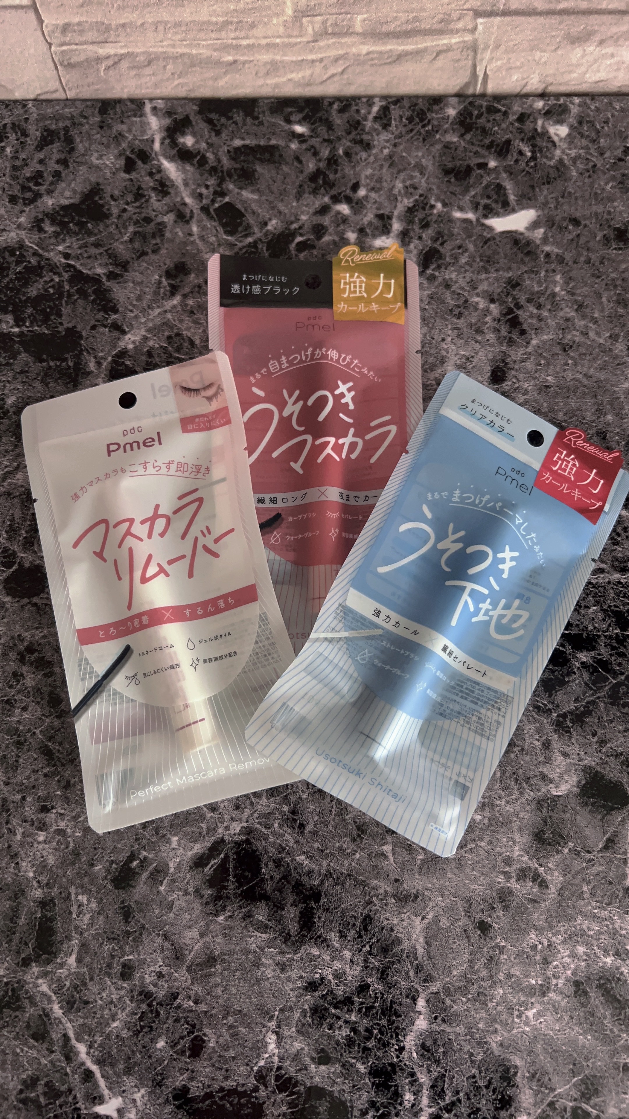 ピメル うそつきマスカラ/pdc/マスカラを使ったクチコミ（1枚目）