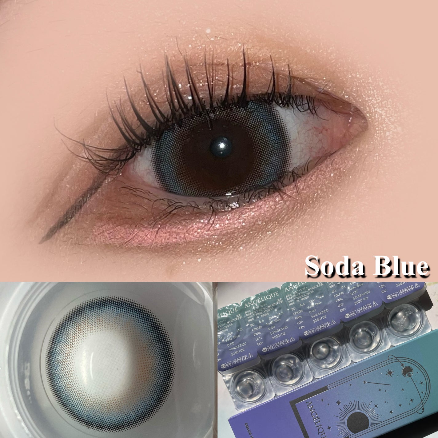 にょん🌷🤍 on LIPS 「日韓同時発売❕新作カラコン👀✨️/ANGÉLIQUE1dayカ..」(5枚目)