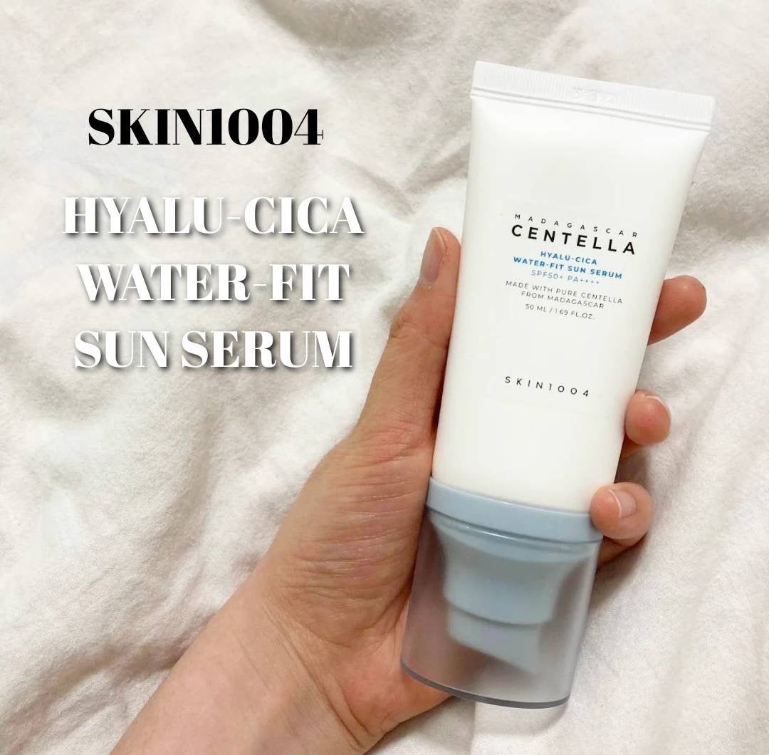 ヒアルーシカ ウォーターフィット サンセラム/SKIN1004/日焼け止めローションを使ったクチコミ(1枚目)