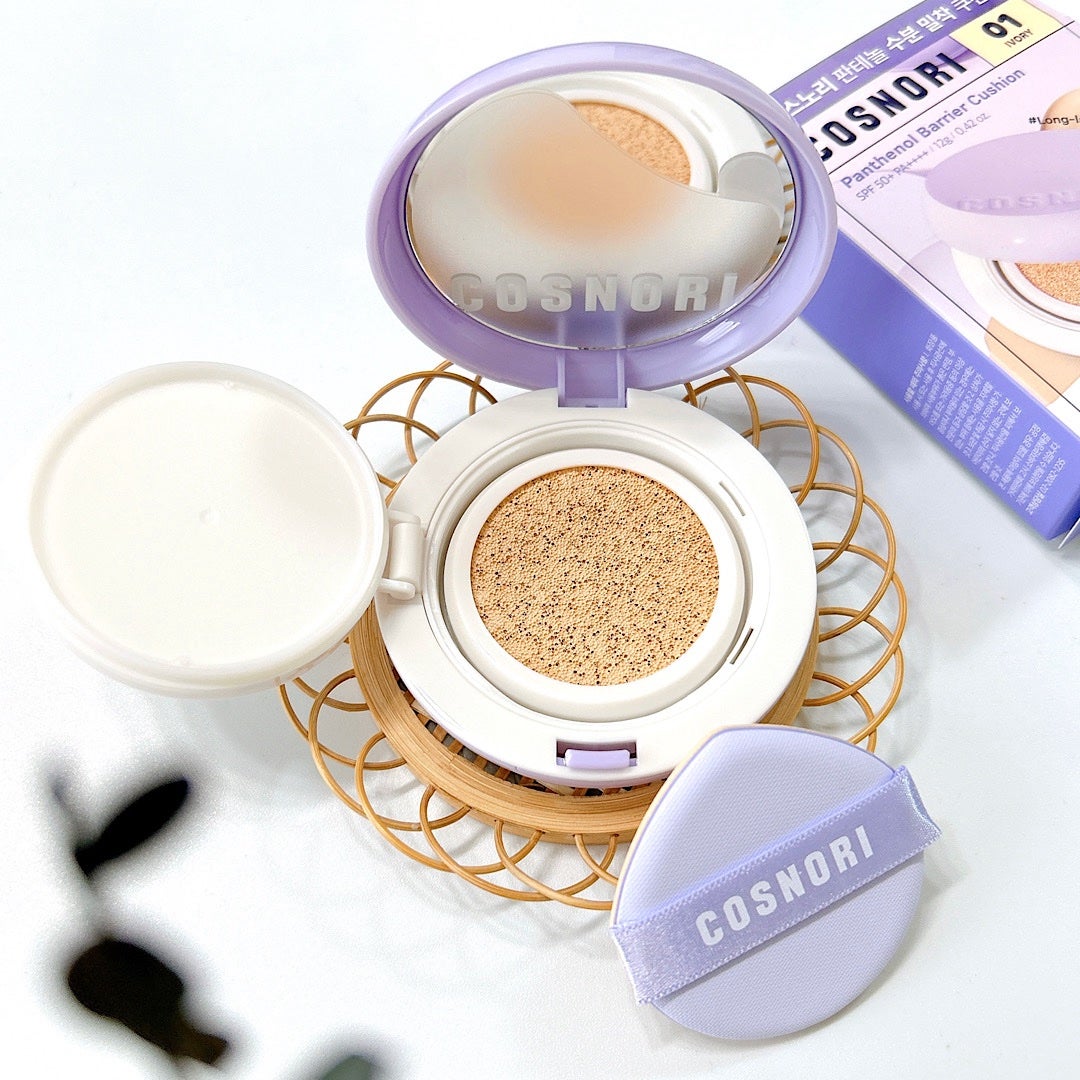 パンテノールバリアクッション/COSNORI/クッションファンデーションを使ったクチコミ(1枚目)