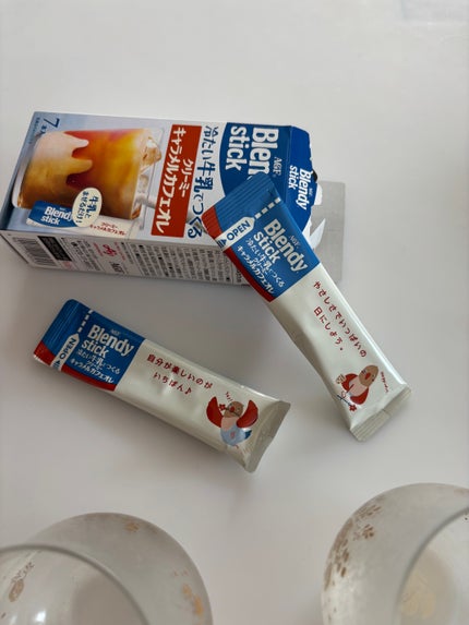 Blendystick 冷たい牛乳でつくる クリーミー キャラメルカフェオレ /AGF/その他ドリンクを使ったクチコミ(1枚目)