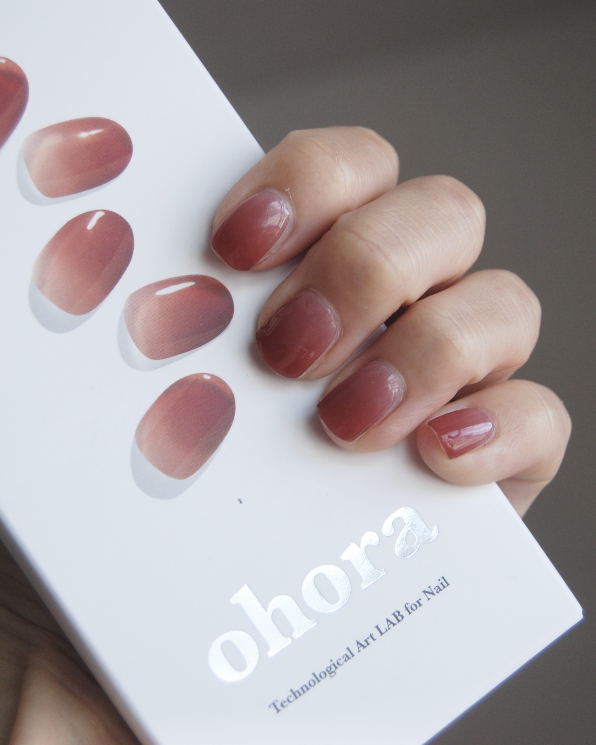 セミキュアジェルネイル（ハンド）/ohora/ネイルシールを使ったクチコミ（2枚目）