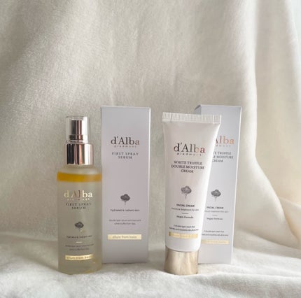 ホワイトトリュフダブルモイスチャークリーム/ダルバ/フェイスクリームを使ったクチコミ(1枚目)