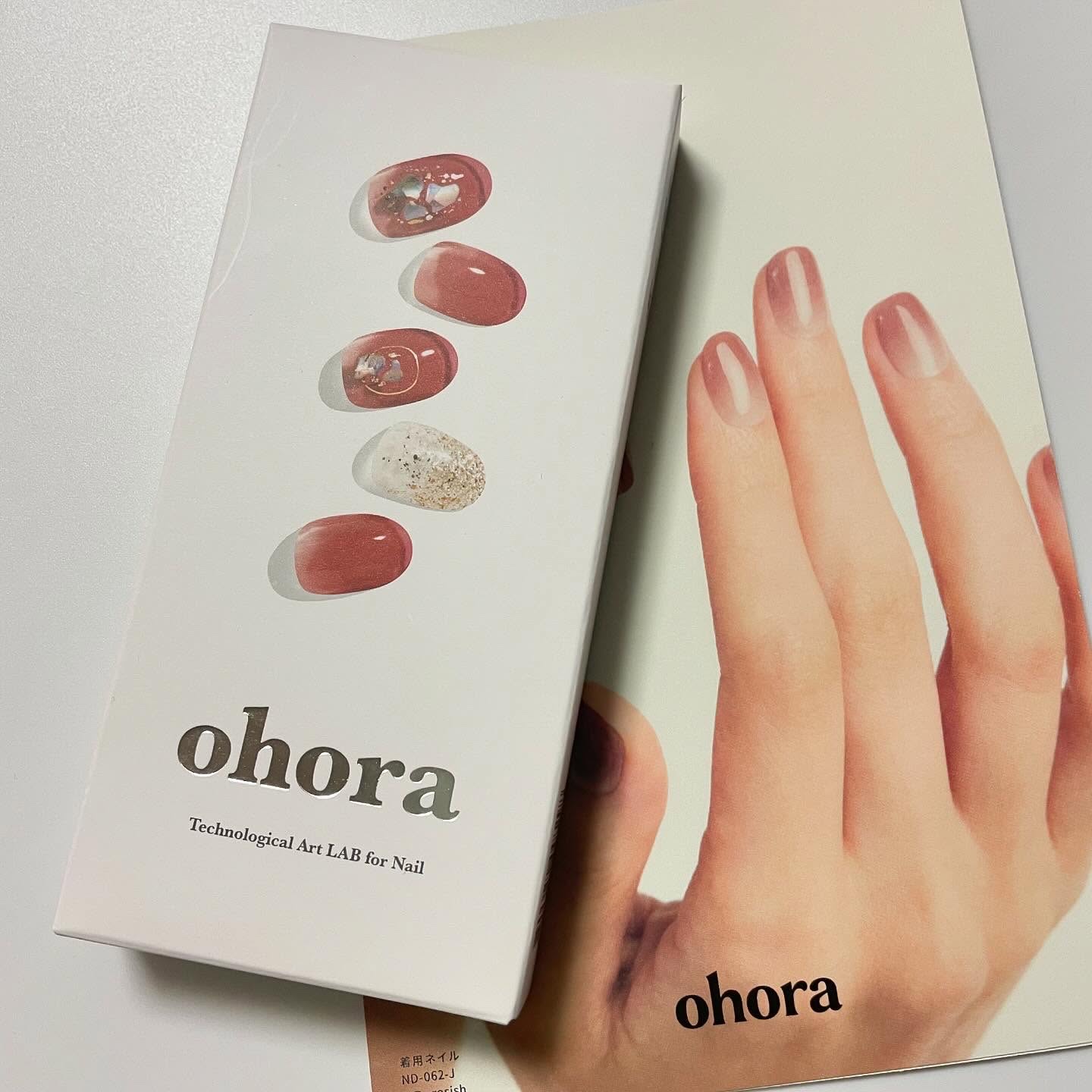 セミキュアジェルネイル（ハンド）/ohora/ネイルシールを使ったクチコミ（2枚目）