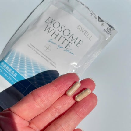 &WELL エクソソームホワイト/&WELL/美容サプリメントを使ったクチコミ(4枚目)