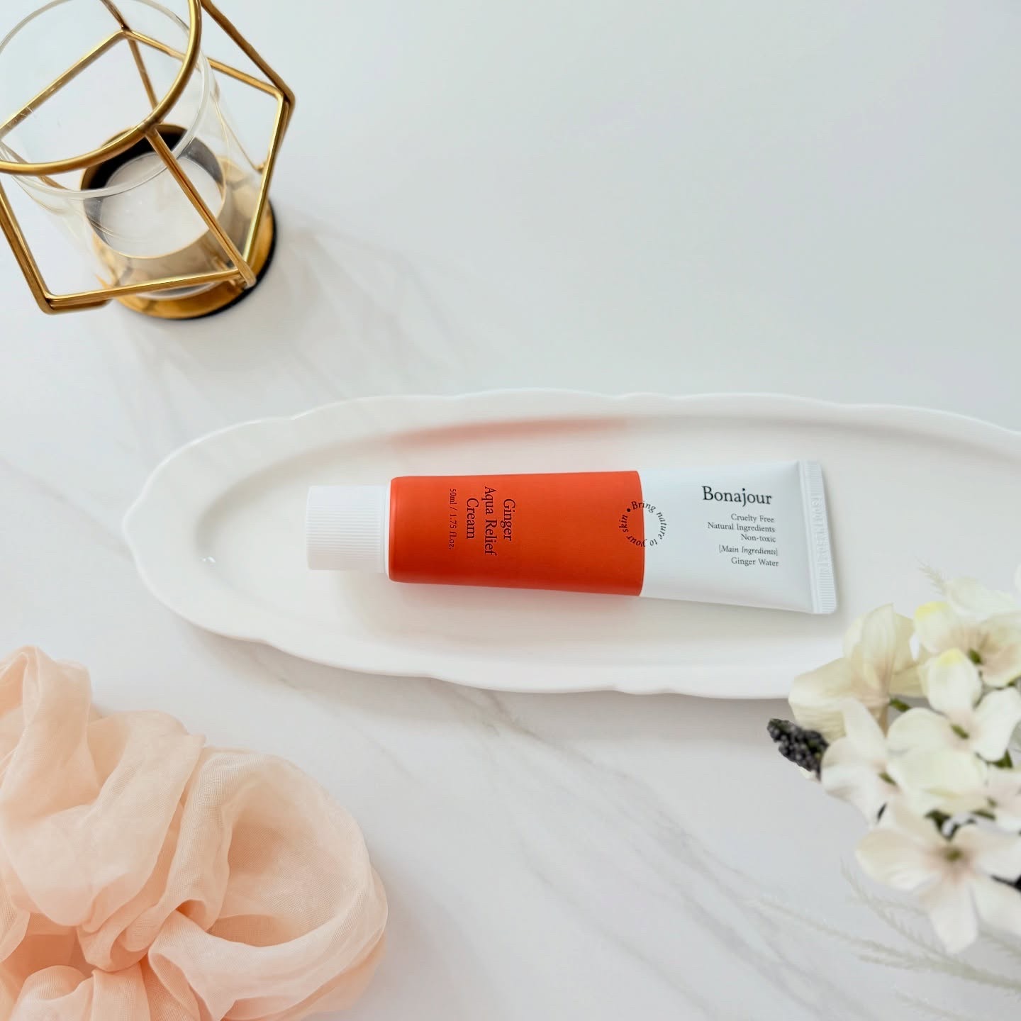 ジンジャーアクアリリーフクリーム/Bonajour/フェイスクリームを使ったクチコミ（1枚目）