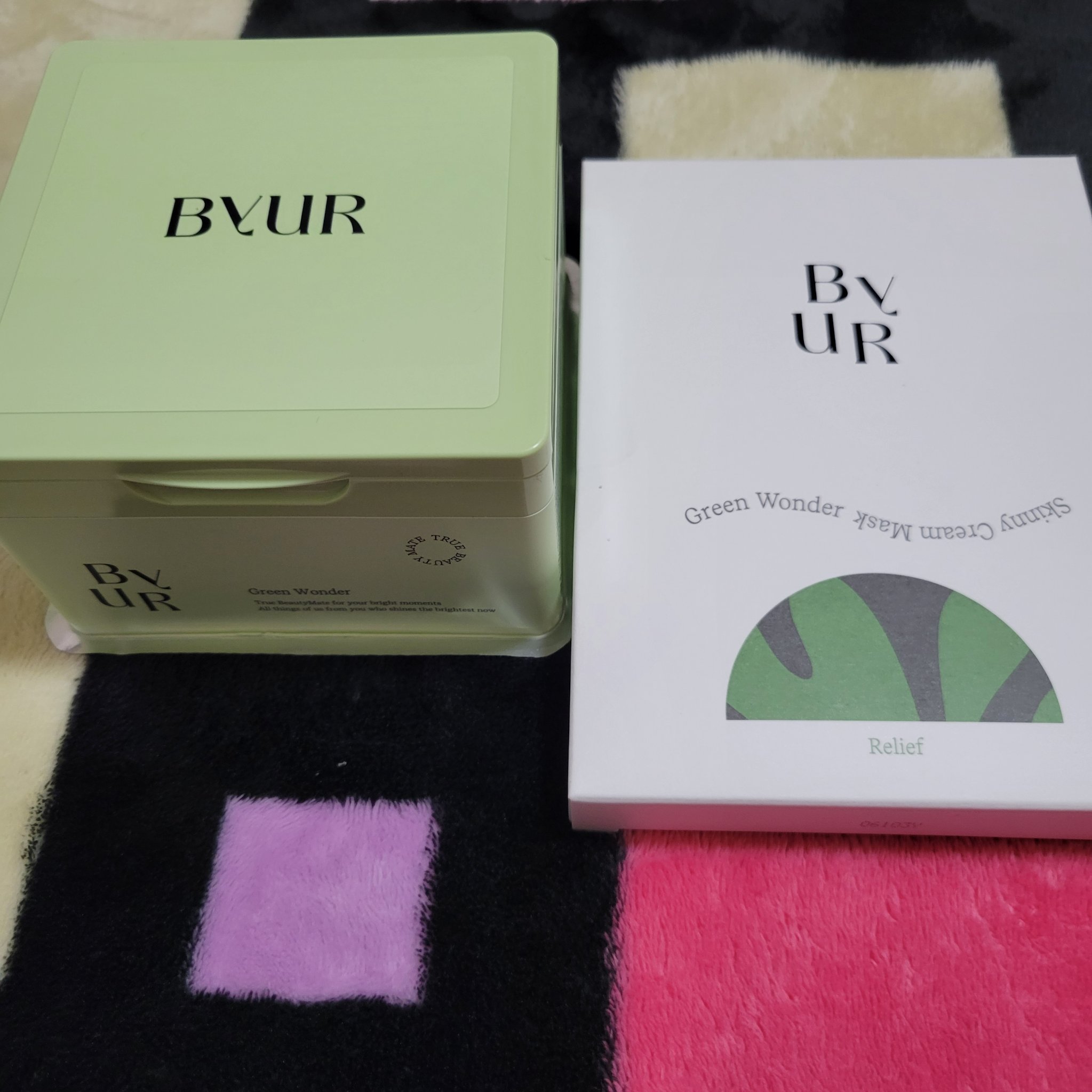 スージンググリーン スキニークリームマスク 30mL×4 枚セット/ByUR/シートマスク・パックを使ったクチコミ（1枚目）