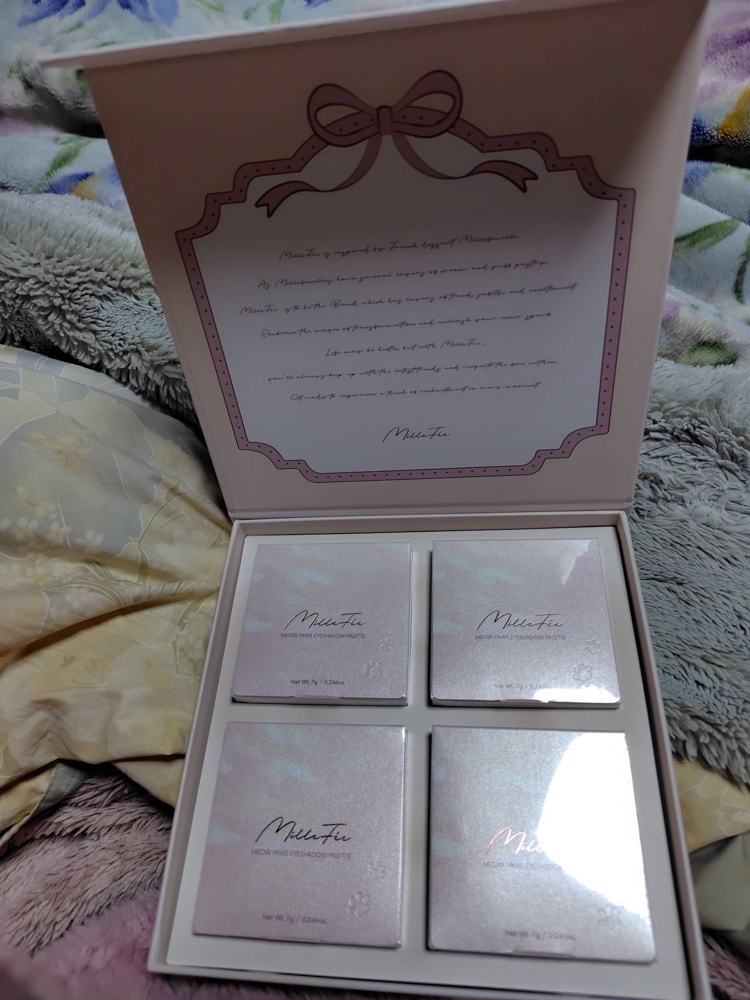 ミャオパウズアイシャドウパレット/MilleFée/アイシャドウパレットを使ったクチコミ（3枚目）