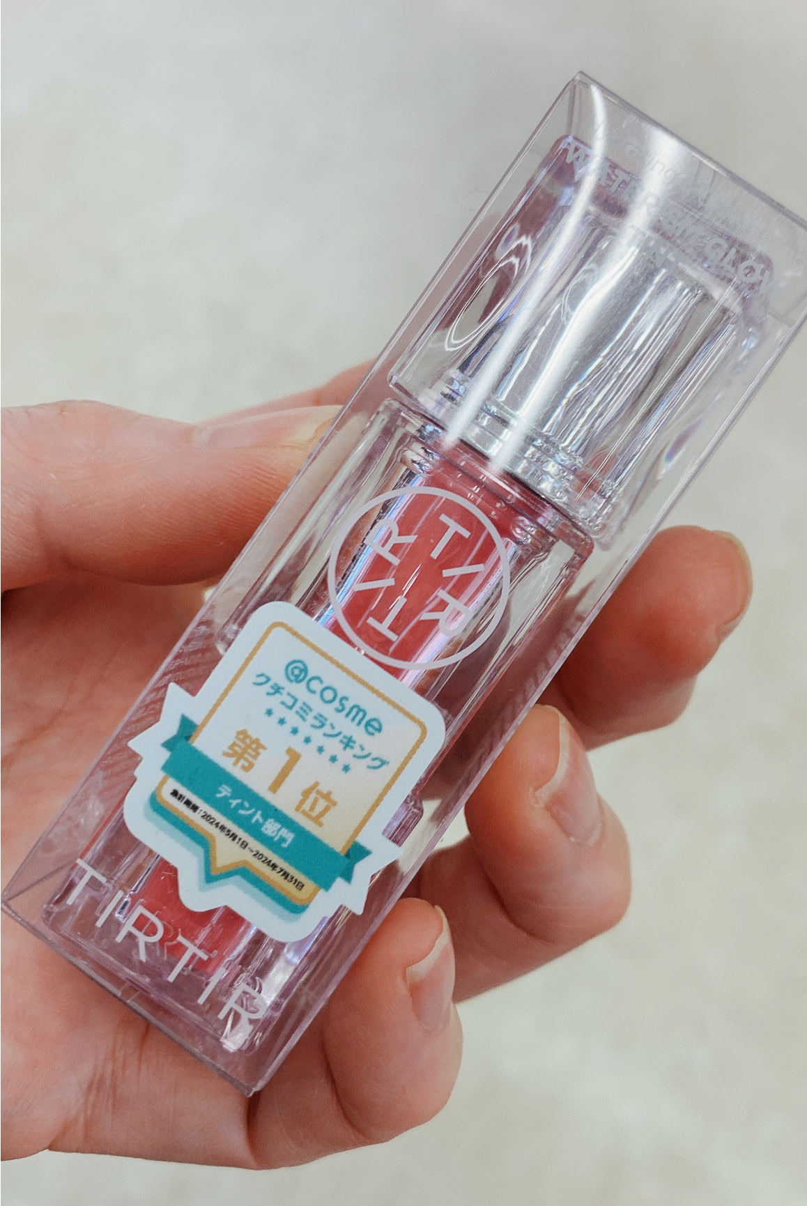 ウォーターリズムグロウティント/TIRTIR(ティルティル)/リップティントを使ったクチコミ（3枚目）