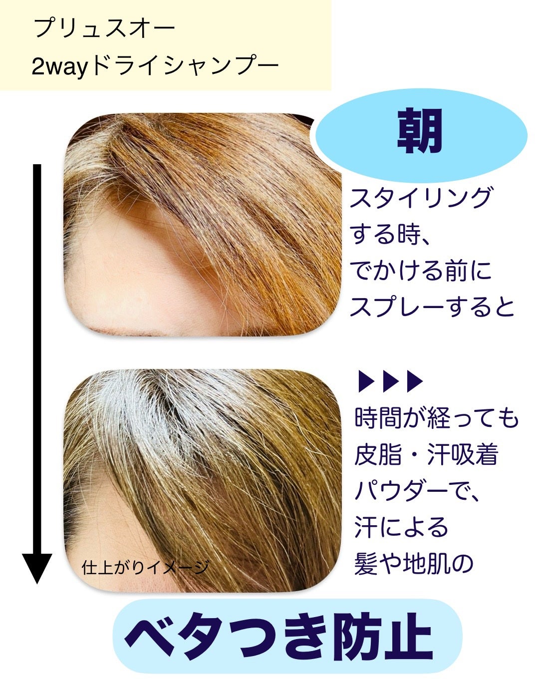 プリュスオー 2wayドライシャンプー/plus eau/ドライシャンプーを使ったクチコミ(3枚目)