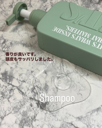 薬用スカルプ メディカルモイスト シャンプー/トリートメント/IT’S WHAT’S INSIDE THAT MATTERS./市販シャンプーを使ったクチコミ(2枚目)