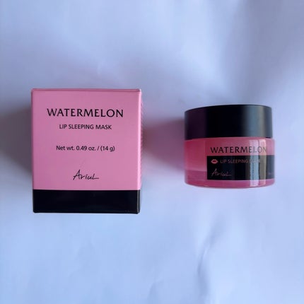 ウォーターメロンリップスリーピングマスク/Ariul/リップバームを使ったクチコミ(1枚目)