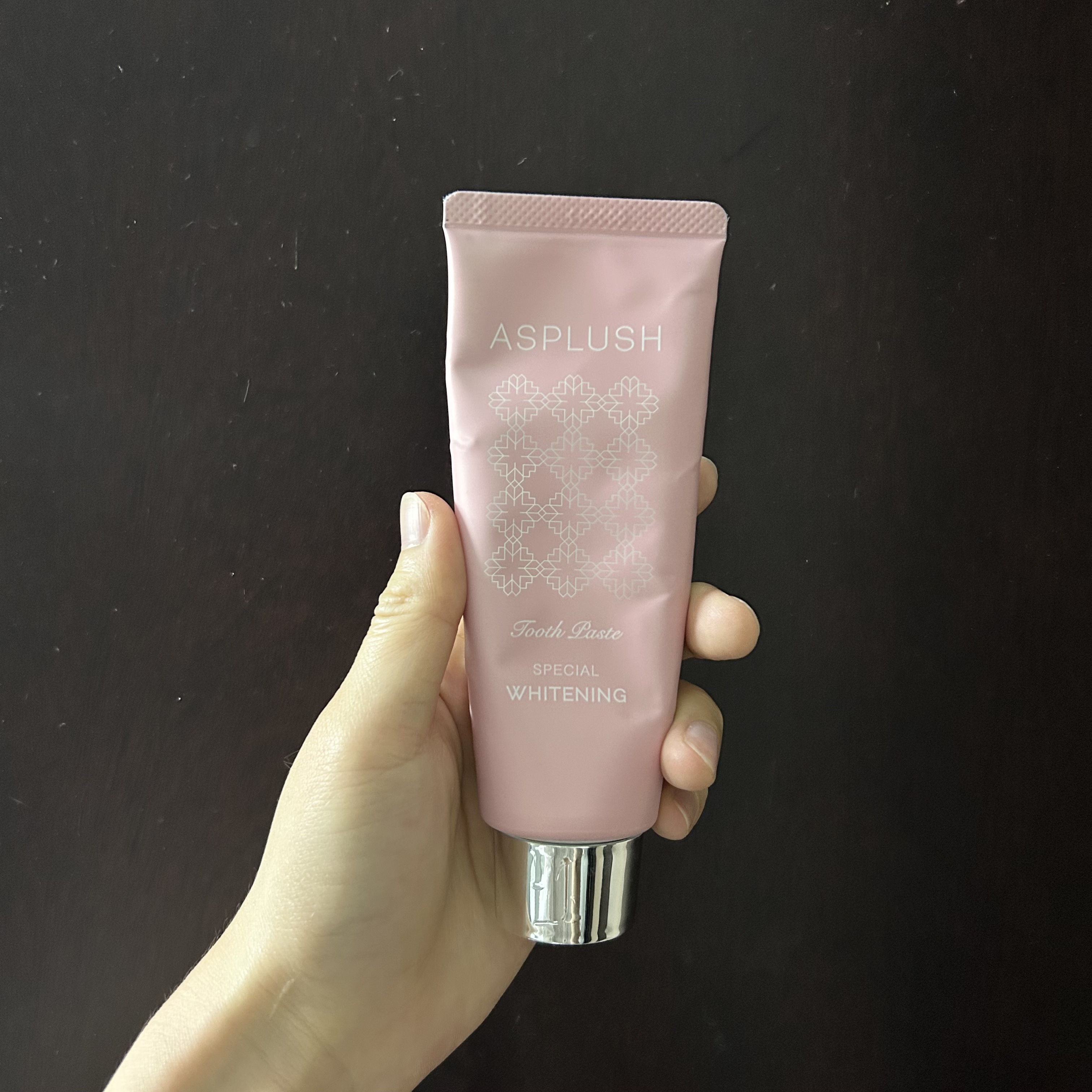 ASPLUSH(アスプラッシュ)　ピーチミント/CONTRIBUTION/歯磨き粉を使ったクチコミ（1枚目）