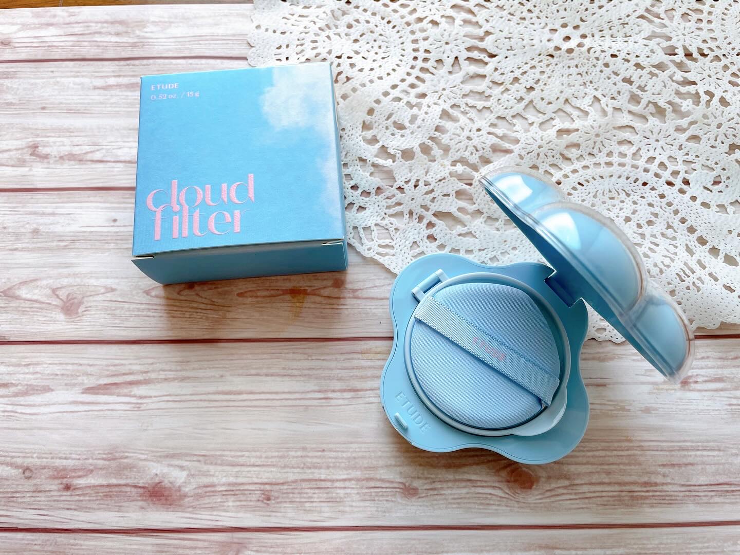 クラウドフィルタークッション/ETUDE/クッションファンデーションを使ったクチコミ（2枚目）