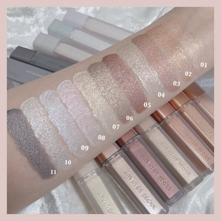 ウィンク アイ シマー ライト/Javin De Seoul/リキッドアイシャドウを使ったクチコミ(8枚目)