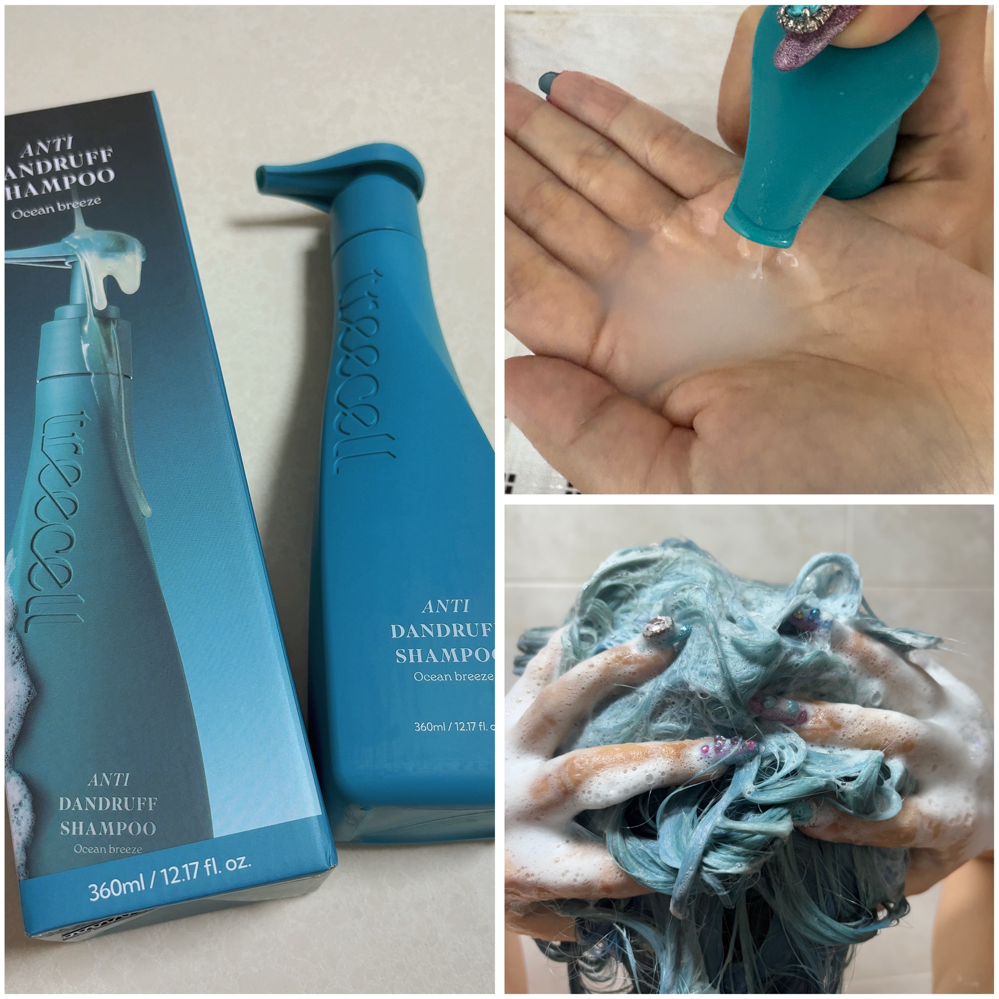 アンチフケシャンプーオーシャンブリーズ/treecell/スカルプシャンプーを使ったクチコミ（3枚目）