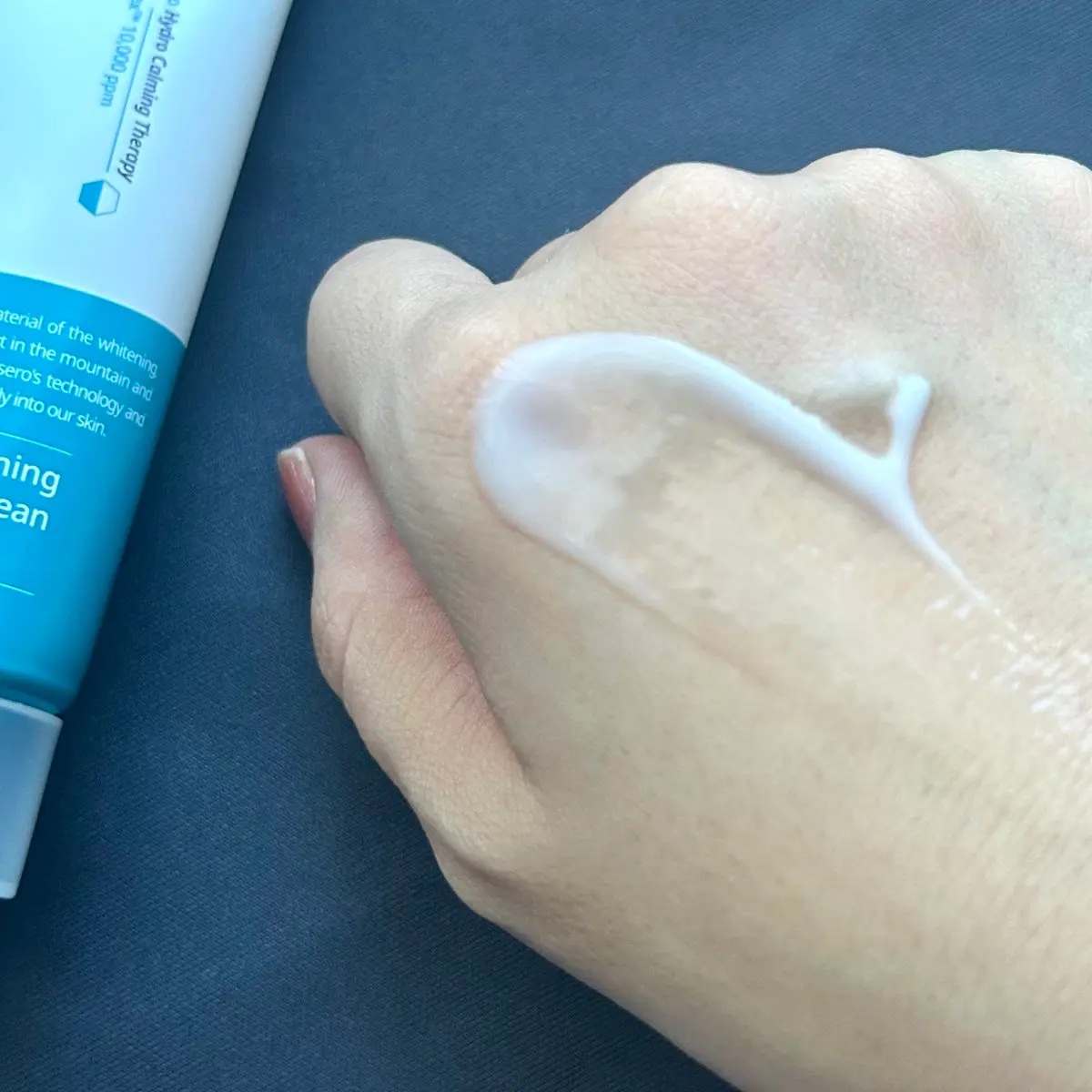 グリーンカーミングブルーレーションクリーンディープクレンザー/obsero/洗顔フォームを使ったクチコミ（3枚目）