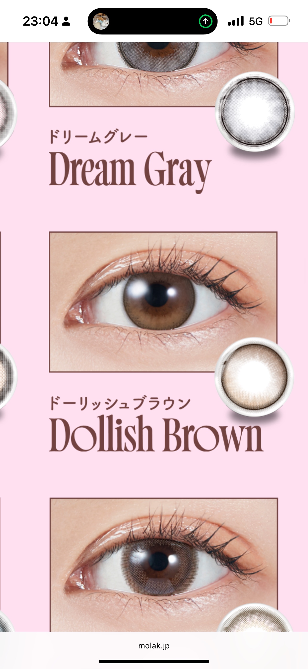 MOLAK 1day/MOLAK/ワンデー（１DAY）カラコンを使ったクチコミ（2枚目）