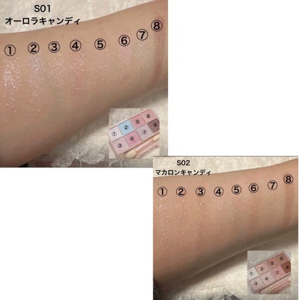 プティパレットアイズ/キャンメイク/パウダーアイシャドウを使ったクチコミ(5枚目)