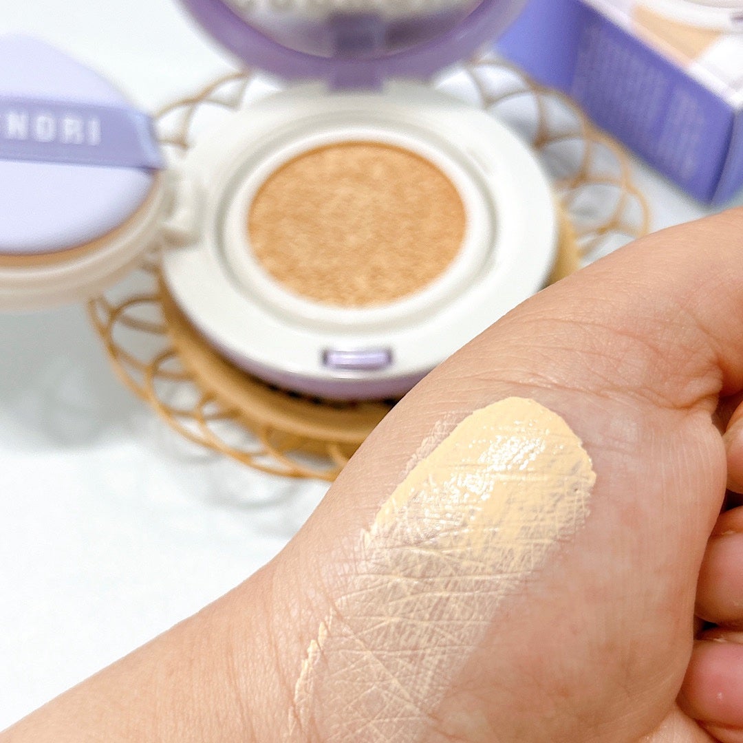 パンテノールバリアクッション/COSNORI/クッションファンデーションを使ったクチコミ(3枚目)